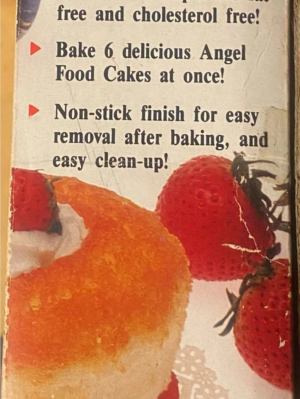 Mini Angel Food Cake Pans - Black